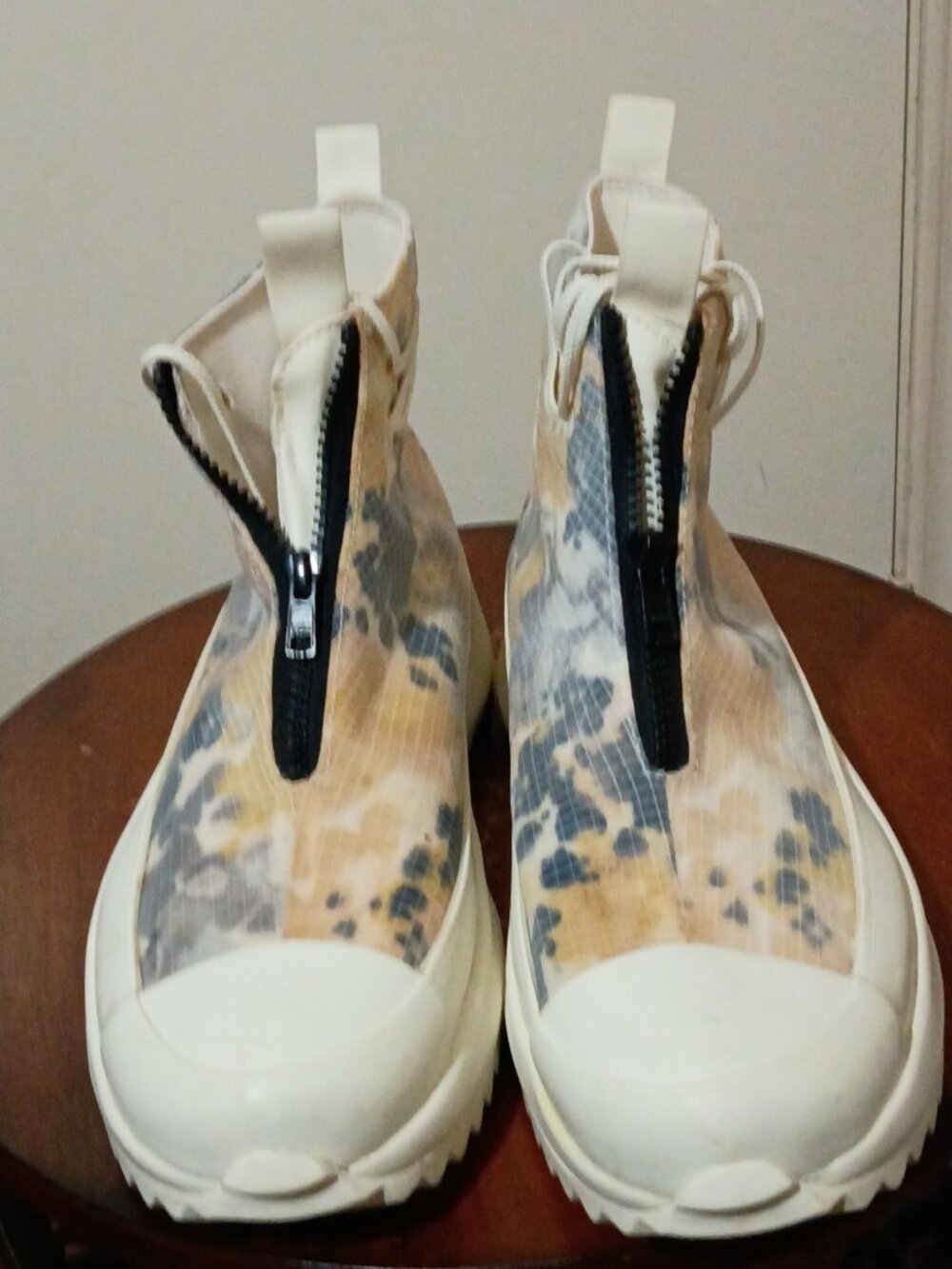 Converse Run Star Hike Womens Sz 10 'Washed Florals' White Beige Shoes 170776C - Picture 13 of 14